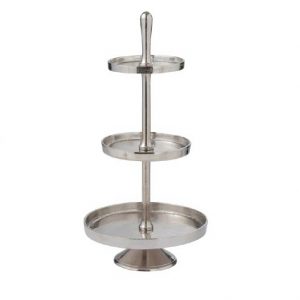 Tray-3-Levels-Round-Aluminium-Silver