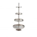 Tray-4-Levels-Round-Aluminium-Silver